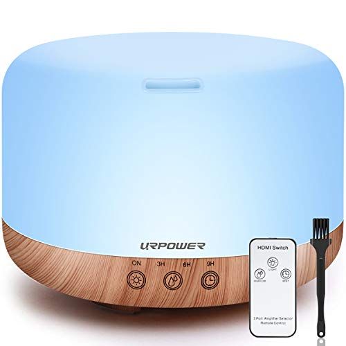URPOWER 1000ml Essential Oil Diffuser Humidifiers Remote Control Ultrasonic Aromatherapy Diffusers R | Amazon (US)