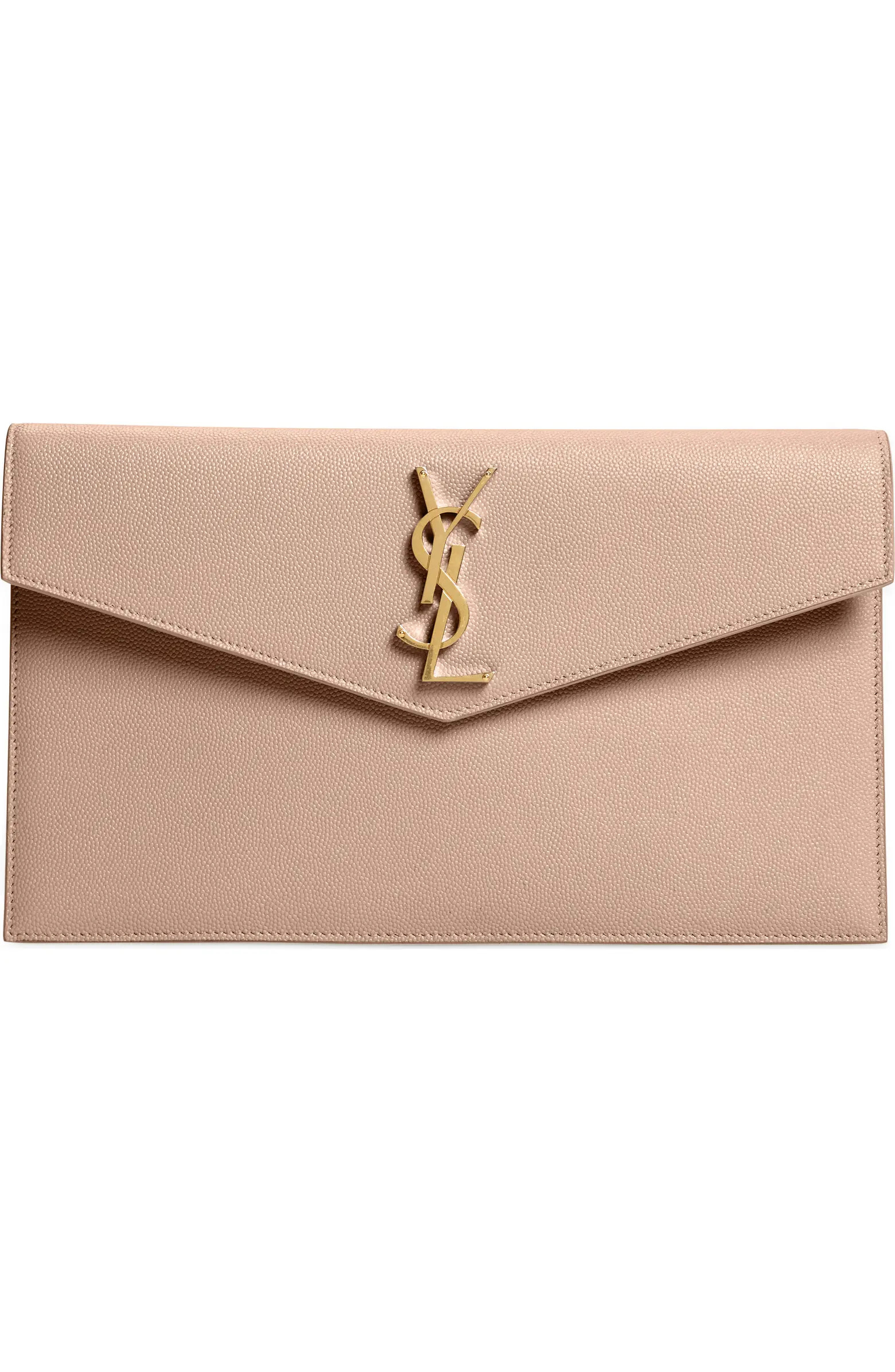 Uptown Calfskin Leather Envelope Clutch | Nordstrom