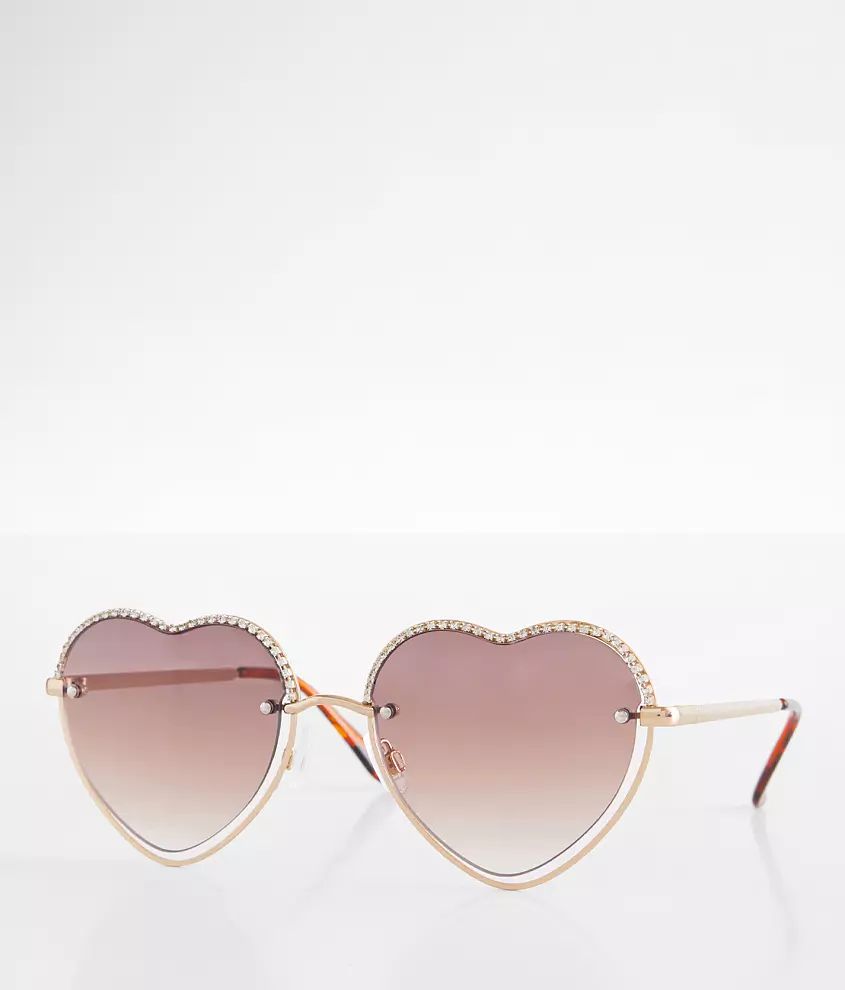 True Love Glitz Heart Sunglasses | Buckle