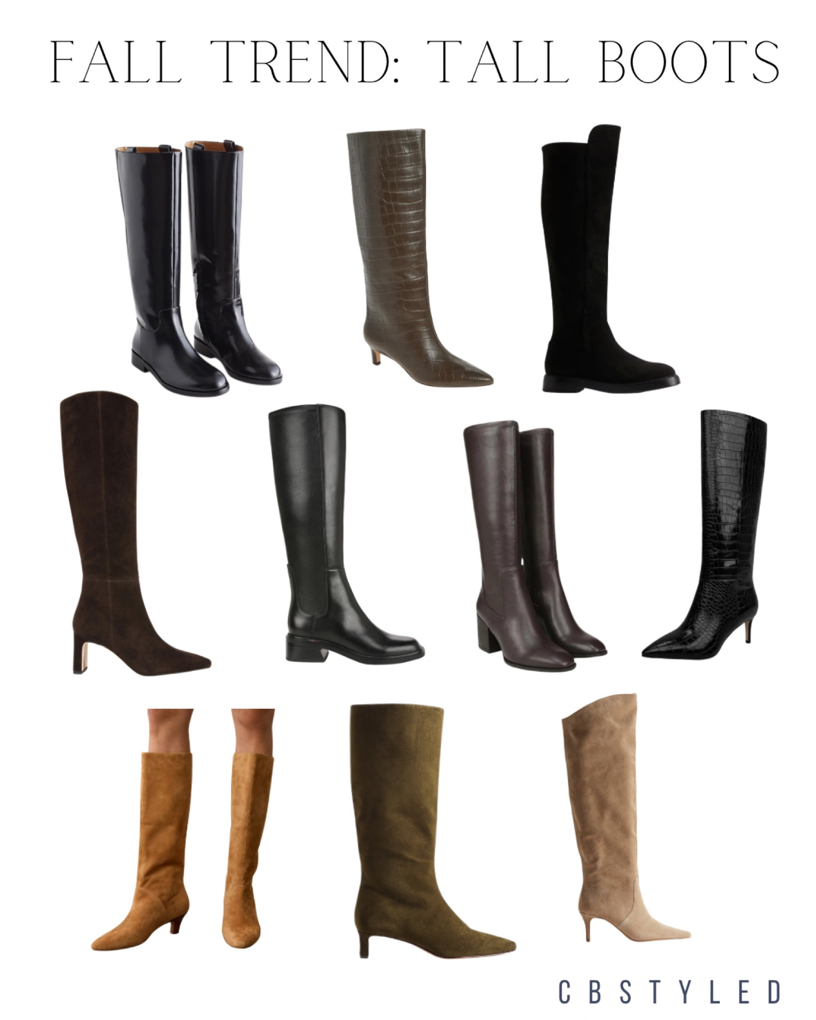 Sharing some of my favorite tall boots for fall 2024! Knee high boots I am loving. 

#LTKFindsUnder100 #LTKShoeCrush #LTKStyleTip