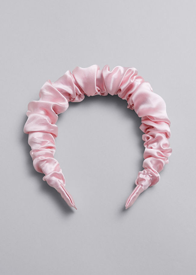 Ruched Satin Alice Band | & Other Stories (EU + UK)