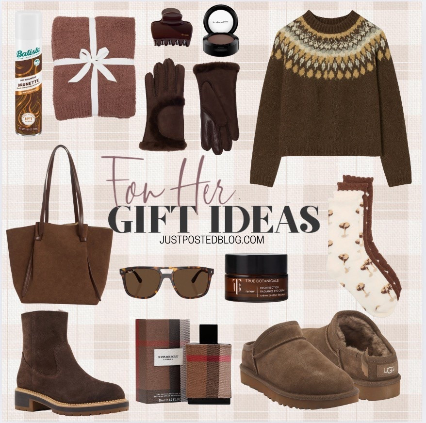 Great chocolate brown gifts for the gals in your life! 

#LTKSeasonal #LTKGiftGuide