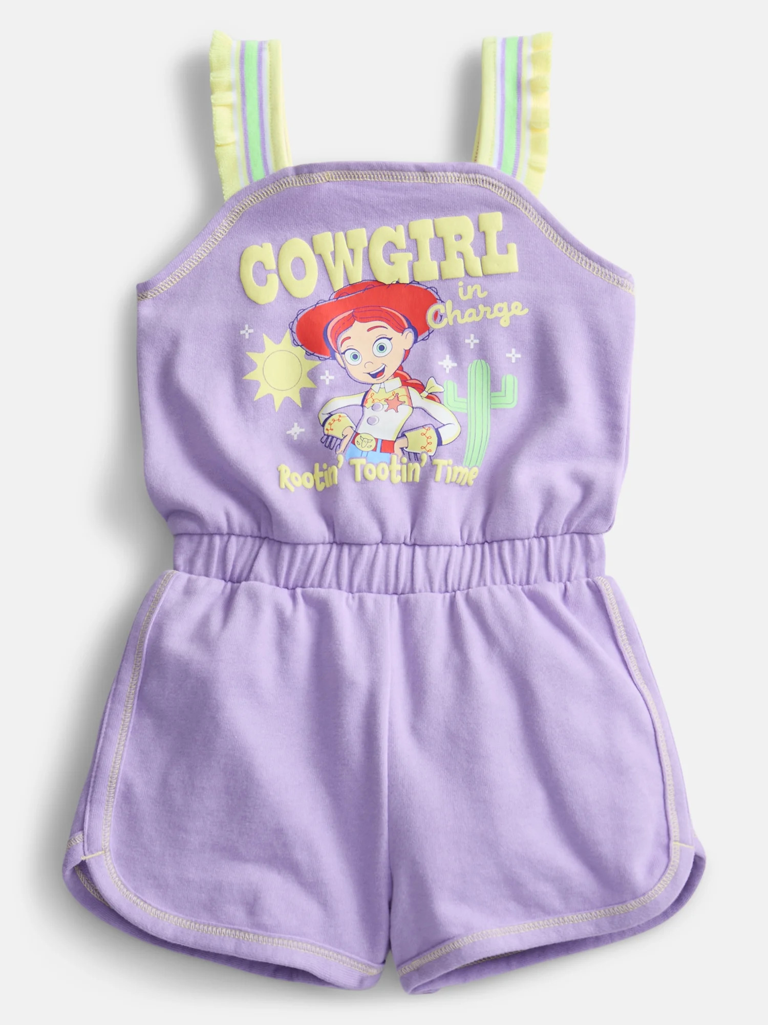 Toy Story Toddler Girls Sleeveless Graphic Romper, Sizes 12M-5T - Walmart.com | Walmart (US)