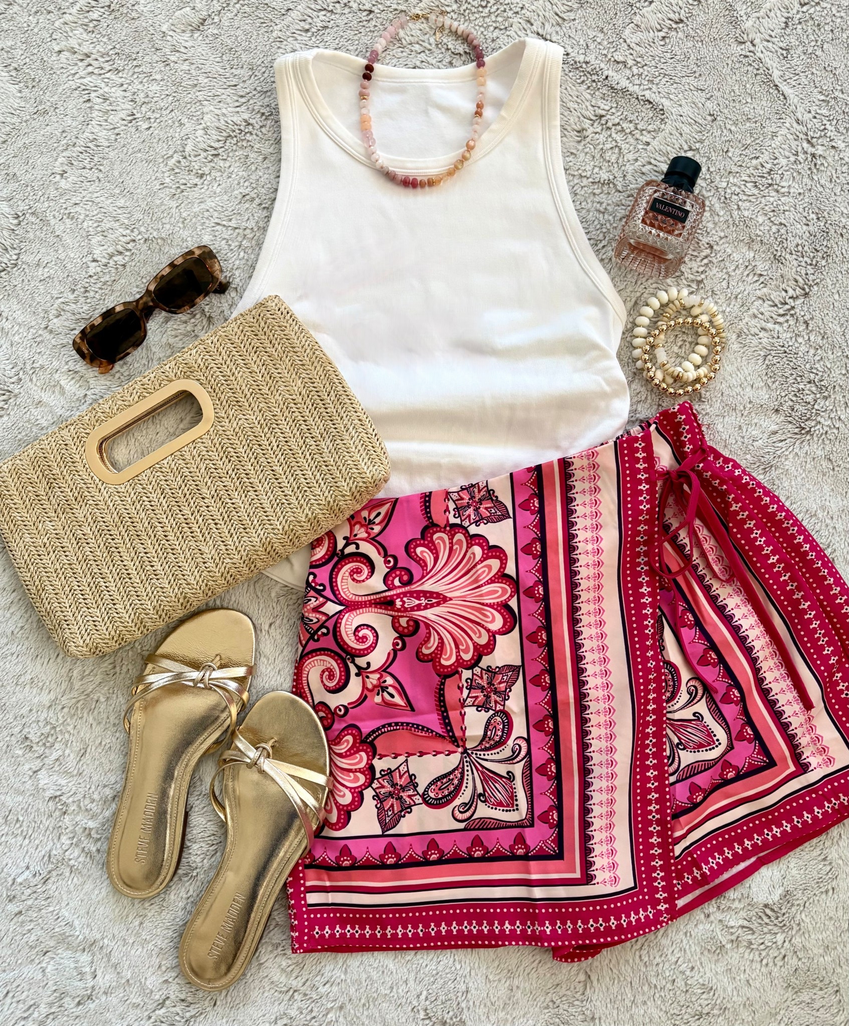 Vacation Look 😎💞
Tank (size up, m)
Skort (tts, s)
Sandals (tts)

#LTKSaleAlert #LTKOver40 #LTKTravel