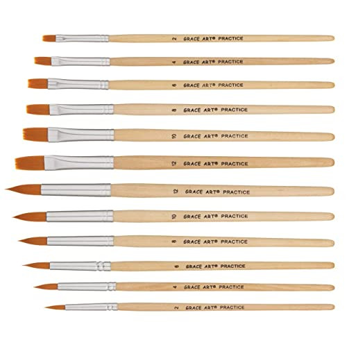 Grace Art Water Color Brush Set WS12 by Grace Art | Amazon (US)