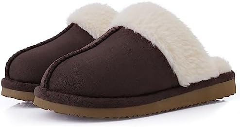 Litfun Women's Fuzzy Memory Foam Slippers Fluffy Winter House Shoes Indoor and Outdoor | Amazon (US)