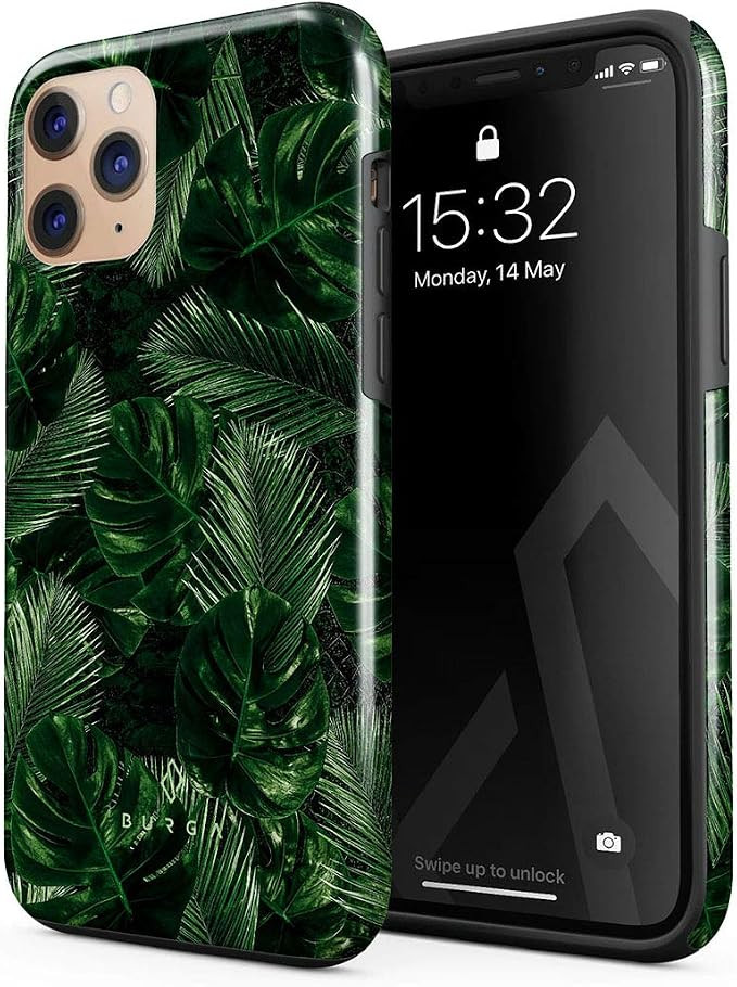 BURGA Phone Case Compatible with iPhone 11 Pro Max Tropical Exotic Summer Green Palm Tree Leaf Na... | Amazon (CA)