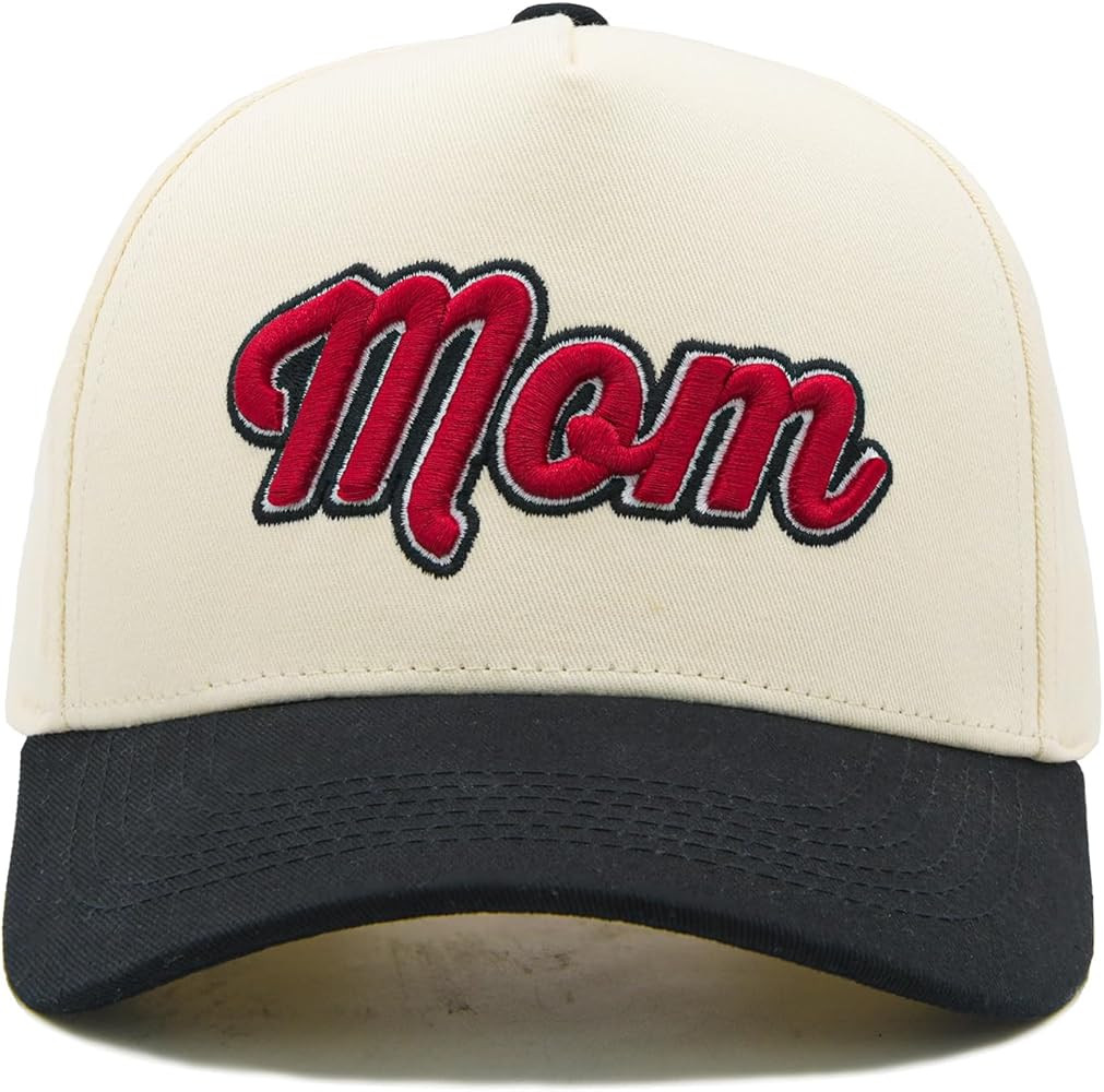 Waldeal Mom Trucker Hat for Women, Embroidered Mama Baseball Cap Adjustable Vintage Snapback Hat ... | Amazon (US)