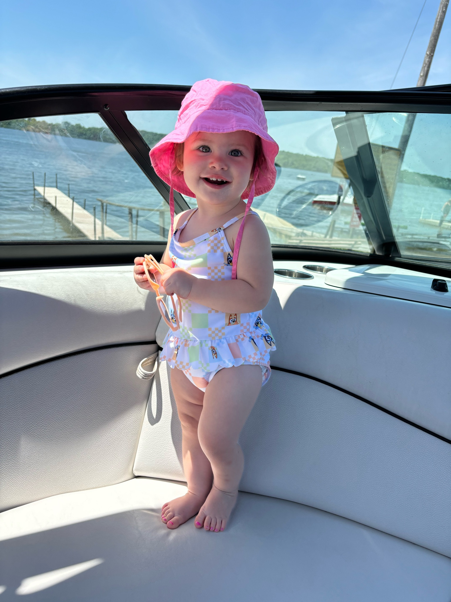 Summer vibes ✨
Showing off our “piggy paint”, non-toxic nail polish for babes 🩷
#LakeBaby #SummertimeVibes

#LTKFamily #LTKBaby #LTKSwim