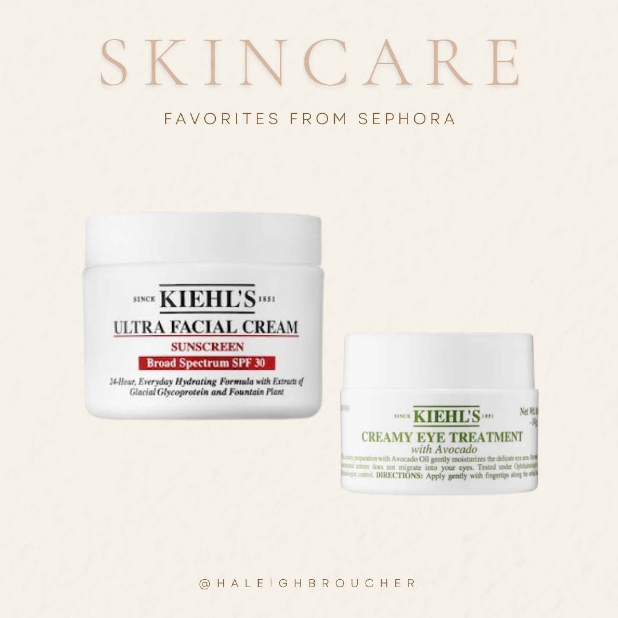 New additions to my skincare routine! I’ve been obsessed with the Kiehls ultra facial cream & creamy eye treatment! 🧼✨

@Kiehls #KiehlsPartner #Ad #Sephora

Skincare/ sephora/ moisturizer/ anti aging/ Kiehls/ affordable skincare

#LTKsalealert #LTKstyletip #LTKbeauty
