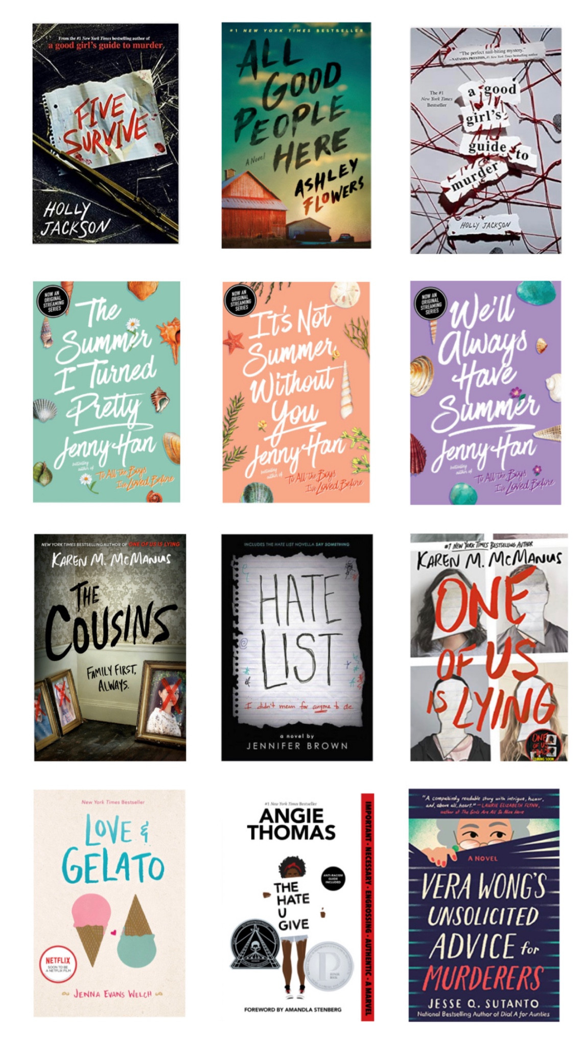 Teen books!