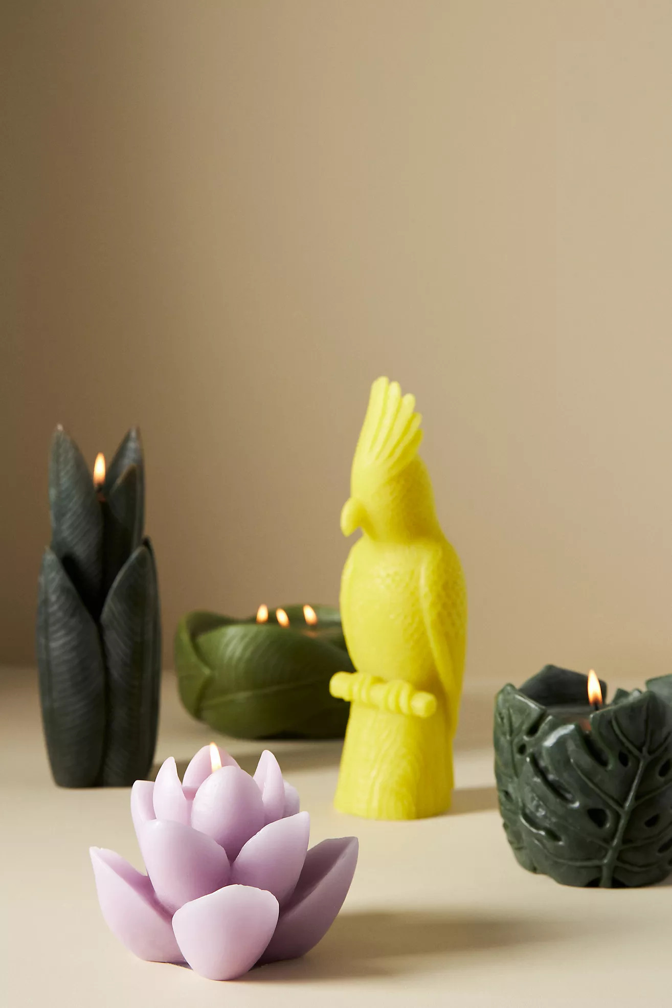 Rio Shaped Wax Candle | Anthropologie (US)