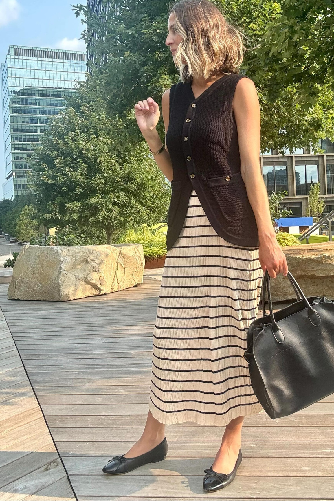 work commute looks a little different this week 🖤