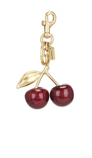 Resin Cherry Bag Charm in Red Apple | Revolve Clothing (Global)