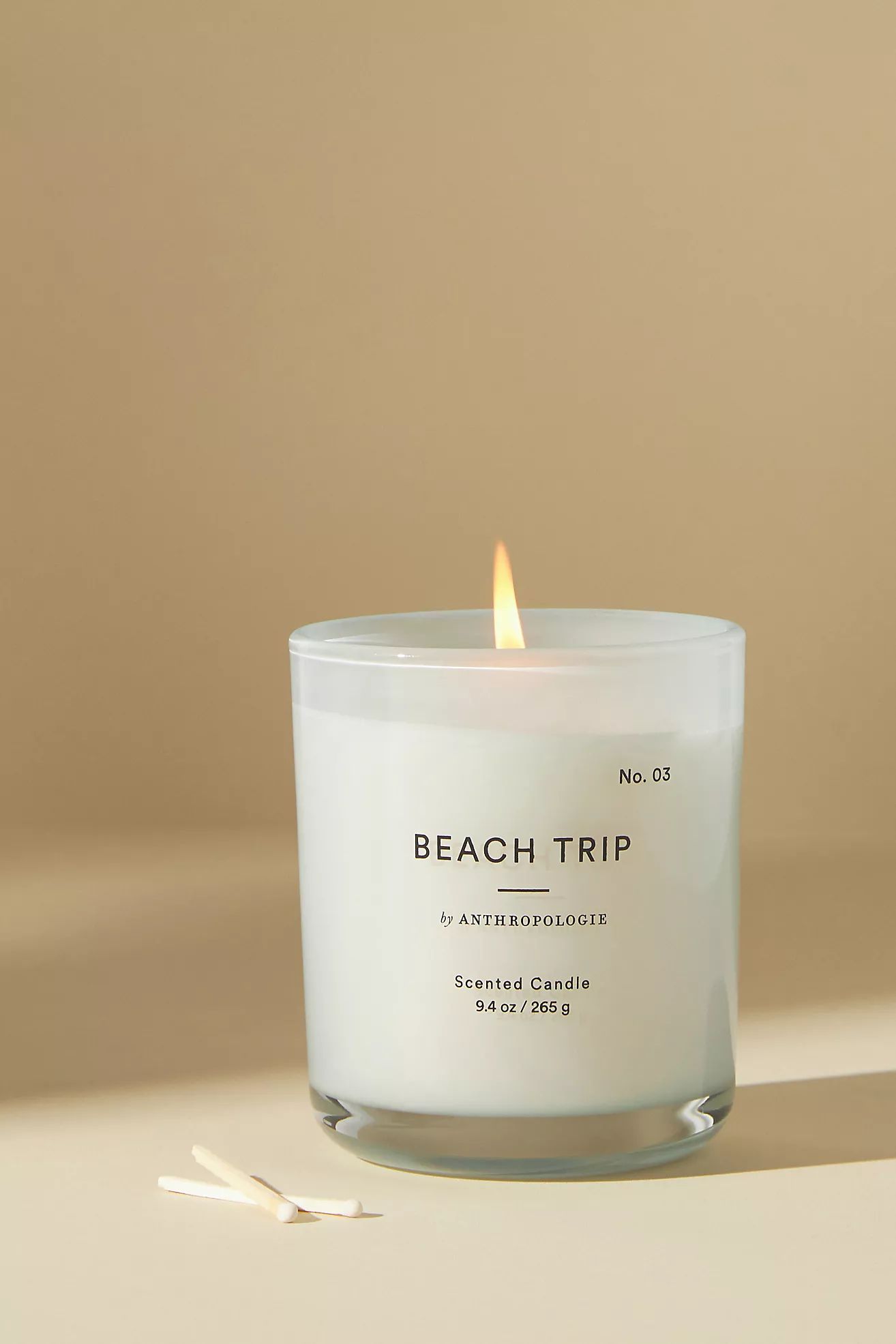 Nostalgia Floral Spicy Cardamom, Ylang Ylang, & Coconut Glass Candle | Anthropologie (US)