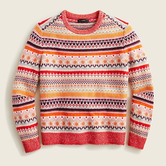 Fair Isle cropped crewneck sweaterItem BD415 
 Reviews
 
 
 
 
 
9 Reviews 
 
 |
 
 
Write a Revi... | J. Crew US