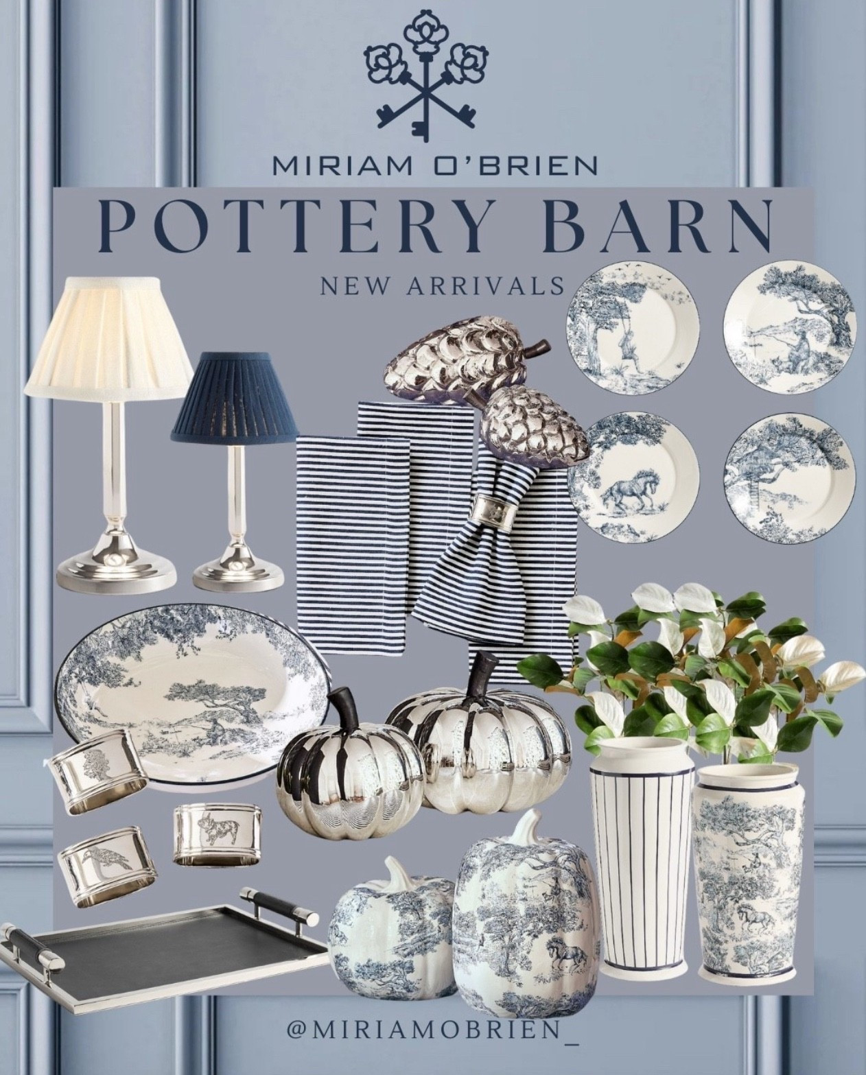 Blue & White New Stunning Arrivals!

Follow me at @miriamobrien_ on IG and TikTok! 

#PotteryBarnArrivals #PotteryBarnHomeDecor #SeasonalHomeDecor #FallDecor

#LTKOver40 #LTKSeasonal #LTKHome

#LTKHome #LTKSeasonal #LTKStyleTip

#LTKHome #LTKSeasonal #LTKOver40