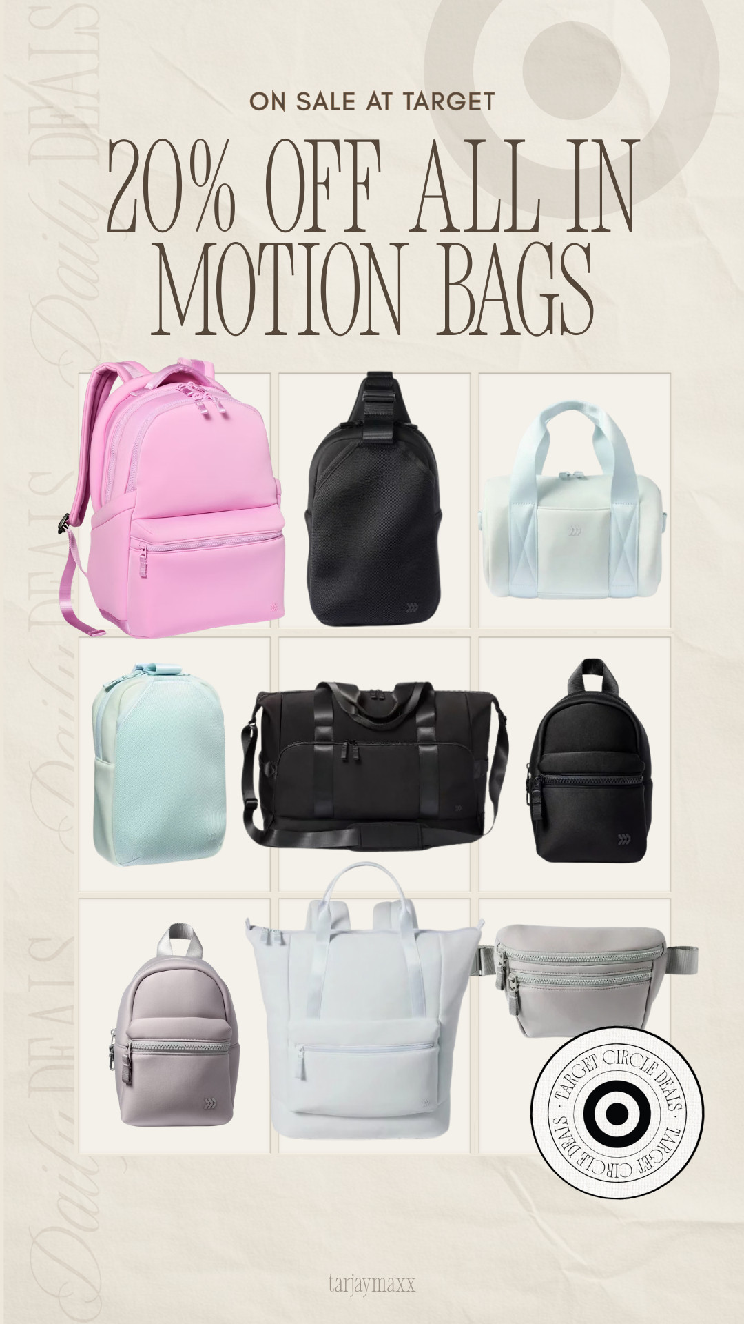 On sale this week at Target! 20% off select all in motion backpacks 

 #LTKdayinmylife #LTKgrwm #LTKootd