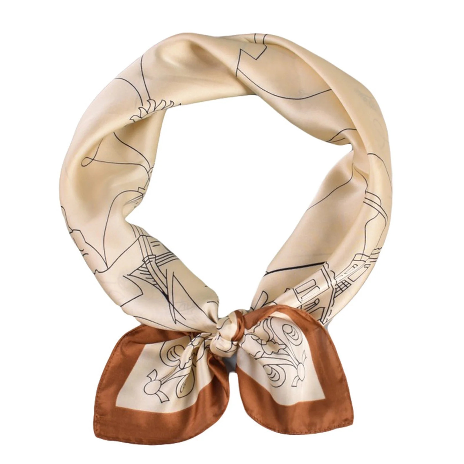 Clearance! Seductiva Neckerchief for Women Women Casual Scarf Silk Flower Printed Silk Scarf Prin... | Walmart (US)