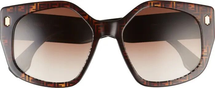 The Fendi Bold 55MM Butterfly Sunglasses | Nordstrom