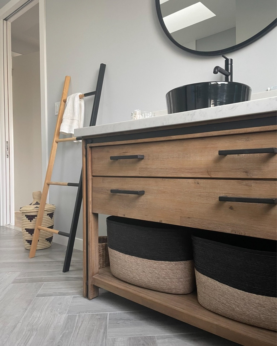 The master bath pt. 1🛁 

#LTKfindsunder100 #LTKhome #LTKstyletip