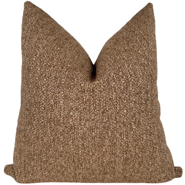 Farro Brown Pillow Cover | Hackner Home (US)