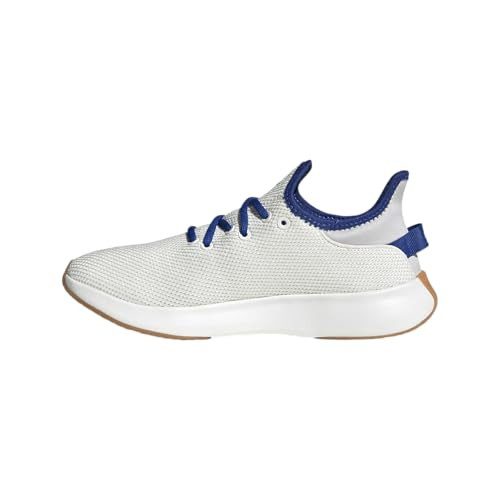 Adidas Womens Cloudfoam Pure Sportswear, White/Team Royal Blue/Grey, 10 | Amazon (US)