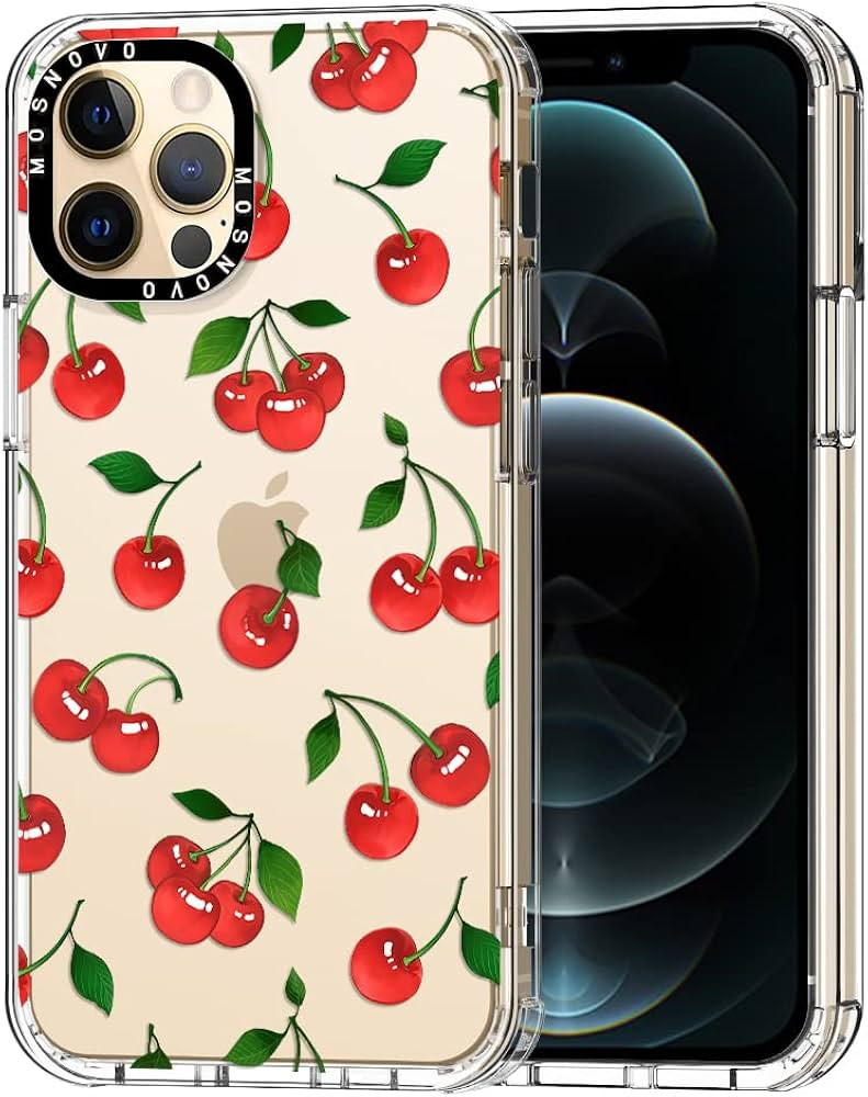 MOSNOVO for iPhone 12 Pro Max Case, [Buffertech 6.6 ft Drop Impact] [Anti Peel Off] Clear Shockpr... | Amazon (US)