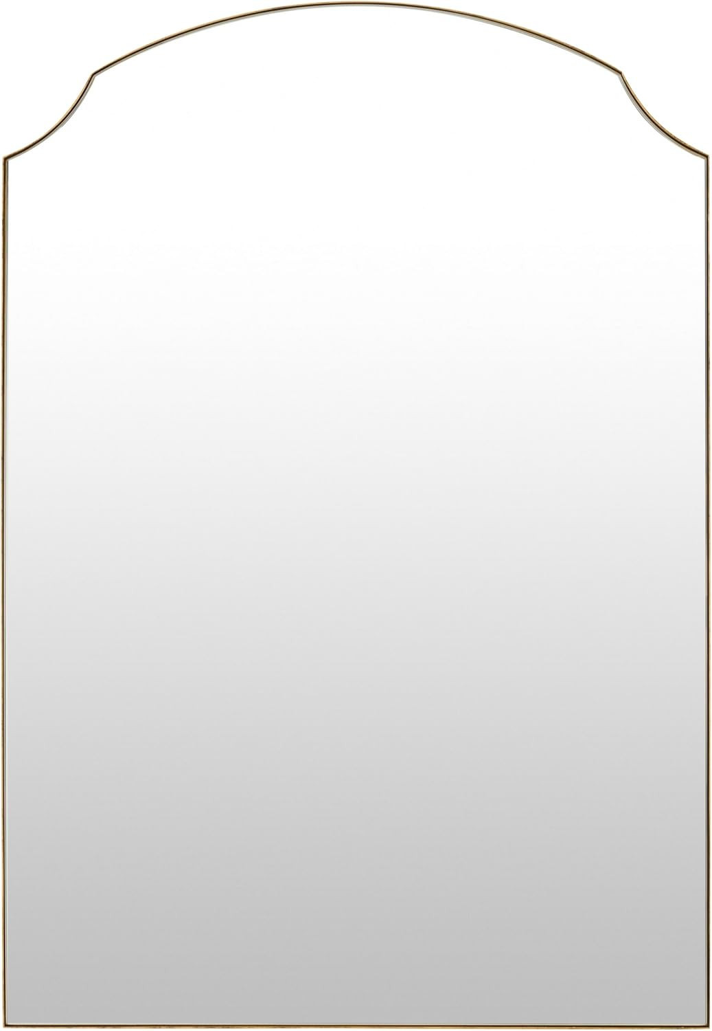 Livabliss x Galey Alix Landon Traditional Accent Mirror, 35" H x 24" W x 1" D, Gold | Amazon (US)