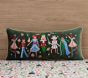 Rifle Paper Co. Nutcracker Lumbar Pillow | Pottery Barn Kids