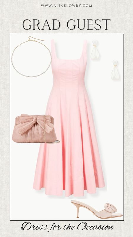 Dress for the occasion: mom of the graduate or graduation guest. Gorgeous spring dress look, to look feminine and elegant. Pink outfit idea 



#LTKSeasonal #LTKstyletip #LTKparties