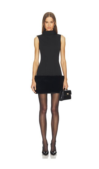 LOBA Dianne Mini Dress in Black. - size M | Revolve Clothing (Global)