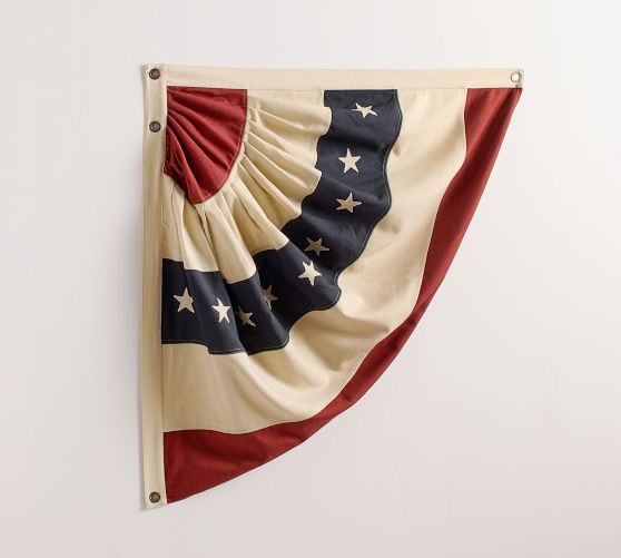 Heritage American Flag Corner Bunting | Pottery Barn (US)