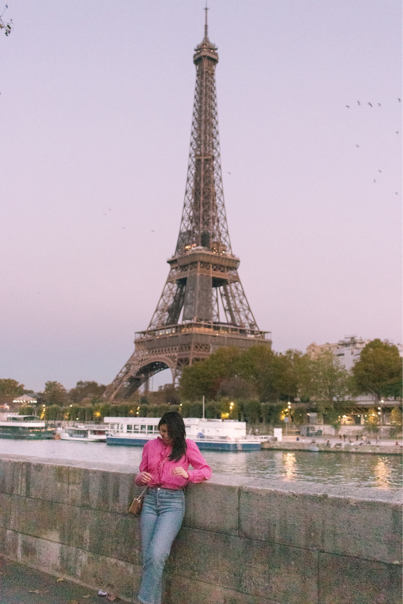 My Parisian outfit. Wearing a subtle puff sleeve button down from sezane. Fits true to size. I wear a small so it’s size 36. Wore my go to Levi’s jeans. It’s the Levi’s ribcage ankle jeans. These jeans are under $100  They’re absolutely the best pair of jeans. And my pointe toe flats from birdies were super comfortable to wear around Paris. 

Fall fashion
Parisian style 
Date night 


#LTKeurope #LTKstyletip #LTKunder100