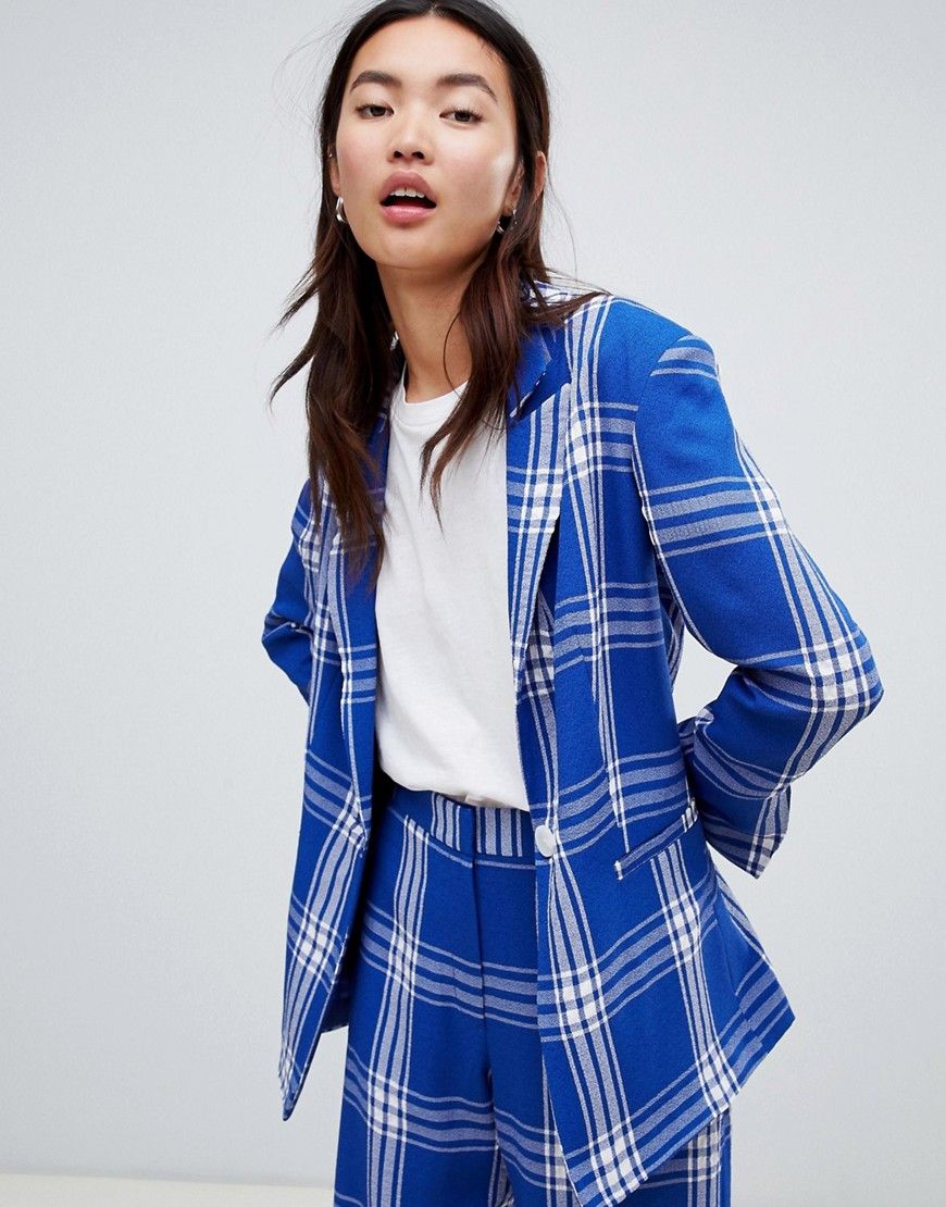 ASOS DESIGN Tailored Picnic Check Blazer - Multi | ASOS US