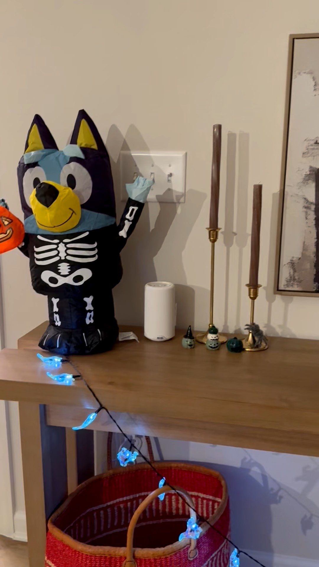 Bringing Halloween inside this year, too. Of course, needed a little bluey for the boys.

#halloween #bluey 

#LTKHome #LTKHalloween #LTKSeasonal