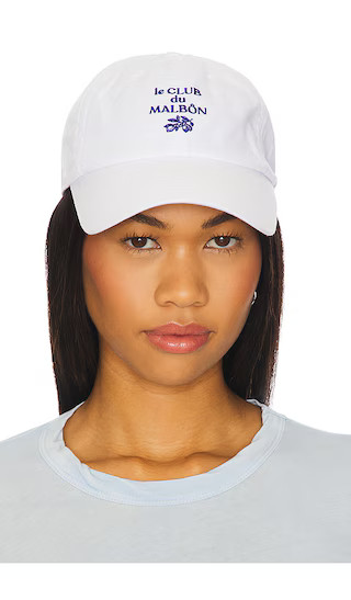 Angelique Dad Hat in White | Revolve Clothing (Global)