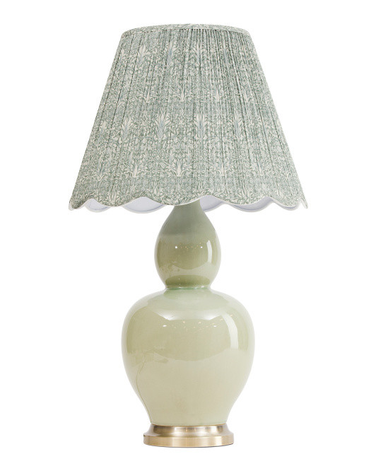 26.5in Winona Snakehead Ceramic Table Lamp | TJ Maxx