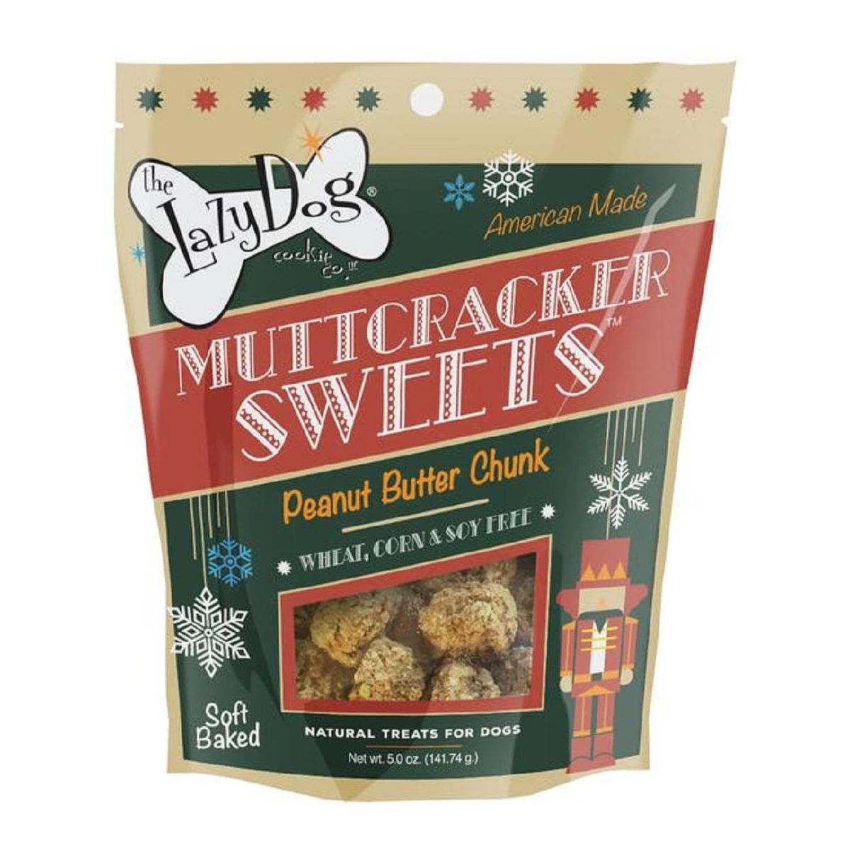 Nutcracker Muttcracker Sweets Christmas Dog Treat- 5oz | Target