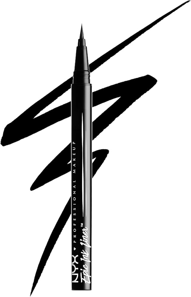 NYX PROFESSIONAL MAKEUP Epic Ink Liner, Waterproof Liquid Eyeliner - Black, Vegan Formula | Amazon (US)
