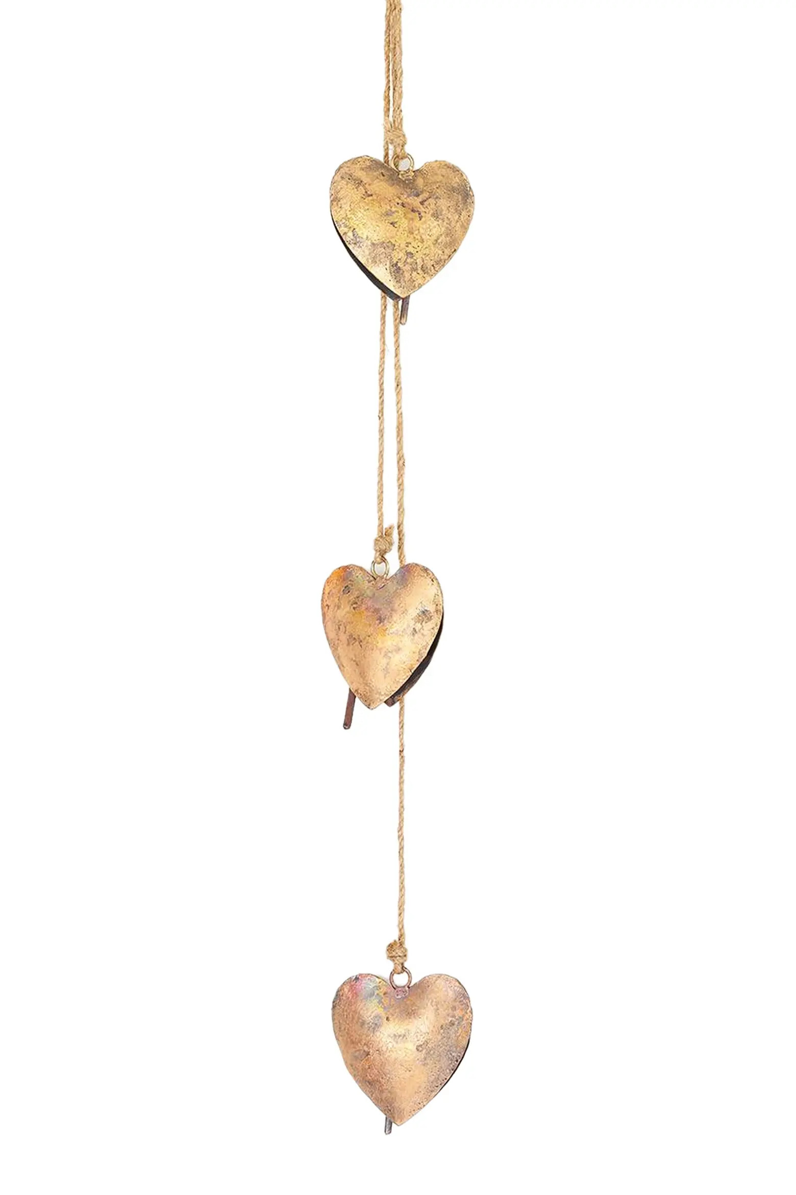 Alaya Heart Trio Wind Chime - Rustic Bell | Nordstrom | Nordstrom
