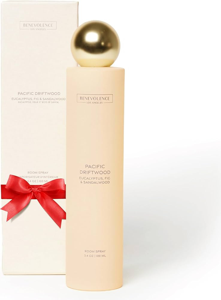 Benevolence LA Pacific Driftwood Room Spray | Eucalyptus, Fig & Sandalwood | 3.4oz | Versatile Ho... | Amazon (US)