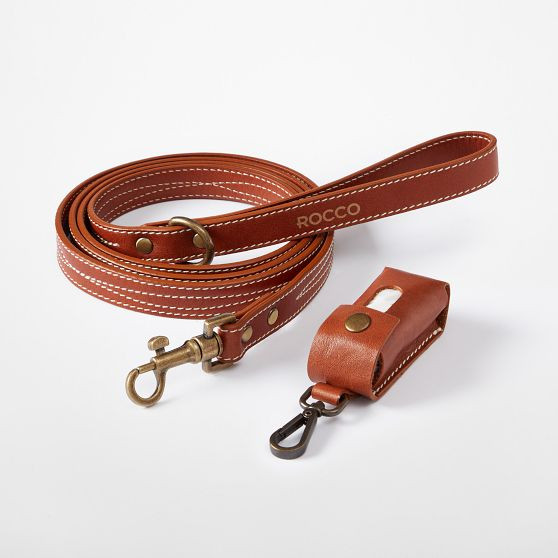 Carson Leather Dog Leash Set | Mark and Graham