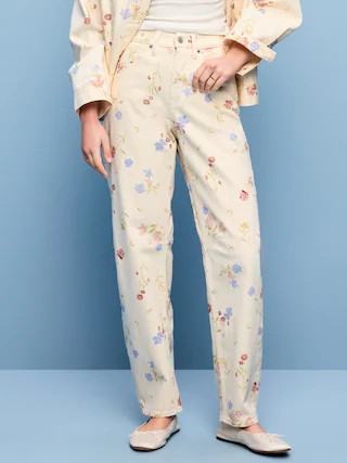 High-Waisted Barrel Jeans | Old Navy (CA)