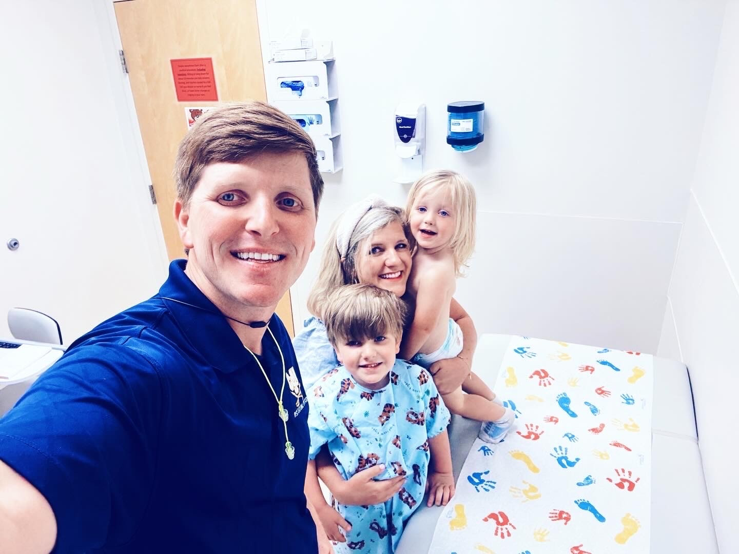 Our precious littles had a wonderful wellness visit 🩺 today (their 5 & 2 year old checkup 🥰) and got absolutely perfect 🤩 reports!!! ✔️💙 We are just so thankful 🙌🏽 for our healthy, happy, growing little boys who are sweet 🤍 and strong 💪🏽 as can be!! 👶🏼🩵👶🏼 They loveee the glove ✋🏽 balloons 🎈and stickers 🚙 they get for being such sweeties pies!! 🤭 What a gift 🎁 it is being their parents and watching their little #brotherbestie relationship grow & grow!! 🫶🏽🌱 #yearlywellnesscheckup #5and2yearoldvisit #happyandhealthy #judsonandlevirhett