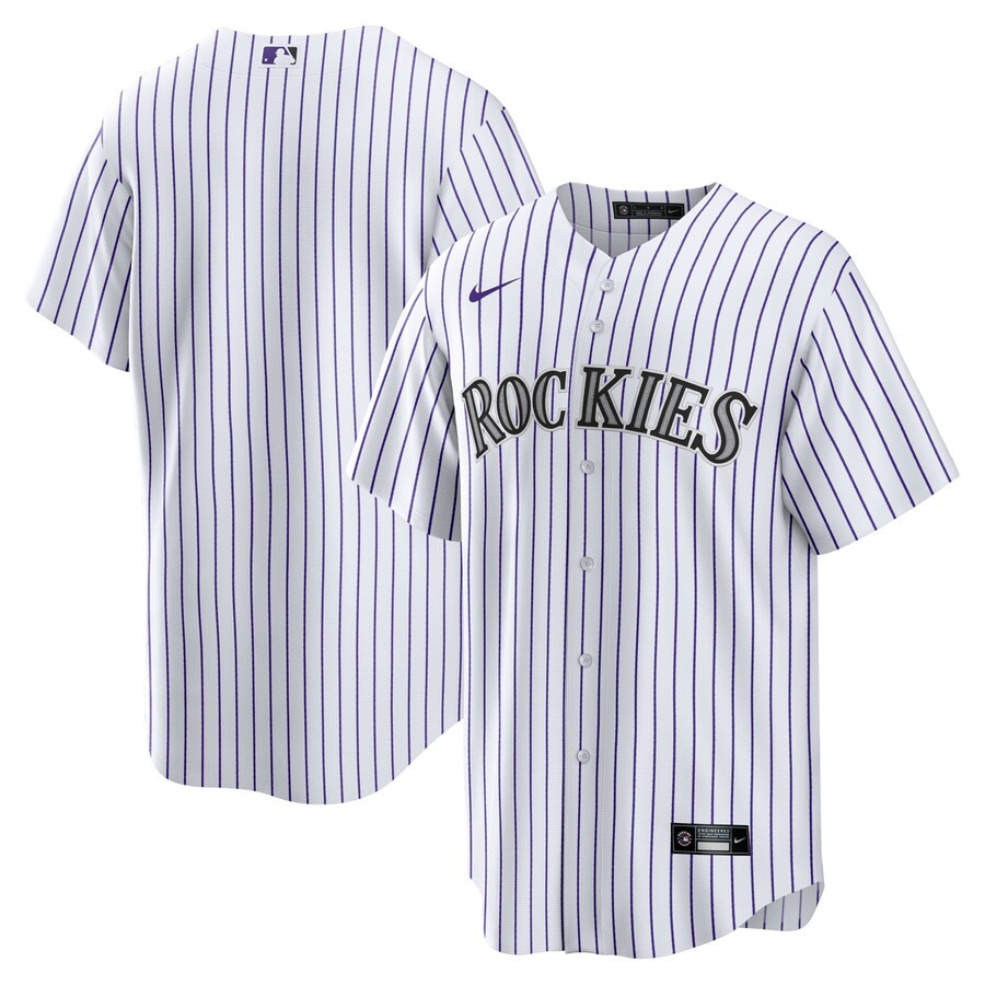Men's Colorado Rockies Nike White Home Replica Team Jersey | MLB Shop