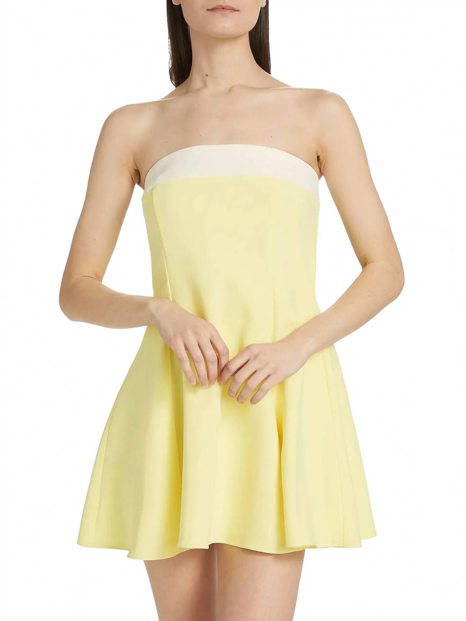 Kerielle Strapless Minidress In Provence/ivory | Shop Simon