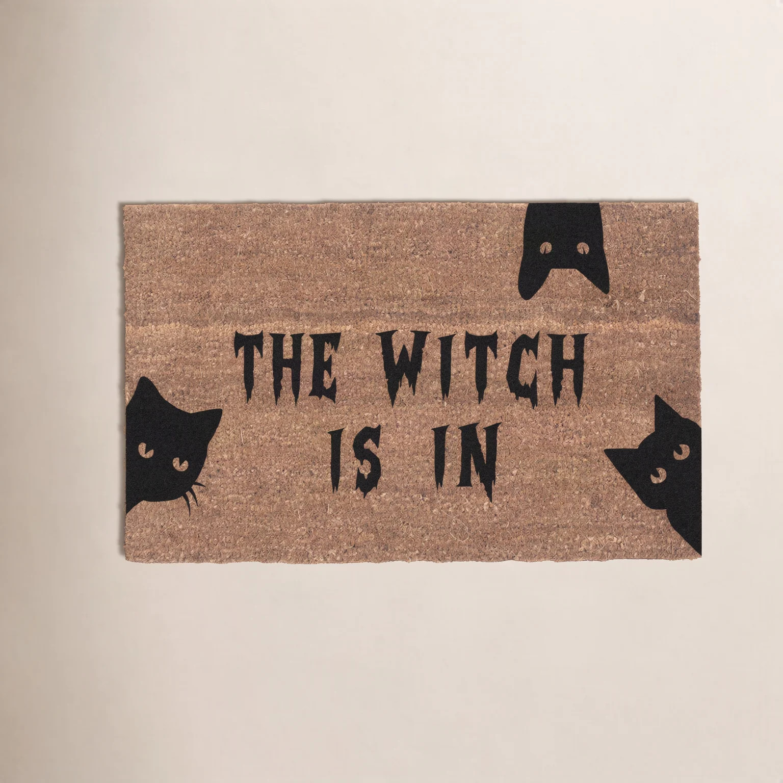 The Holiday Aisle® Donaho The Witch Is In Non-Slip Outdoor Doormat & Reviews | Joss & Main | Joss & Main