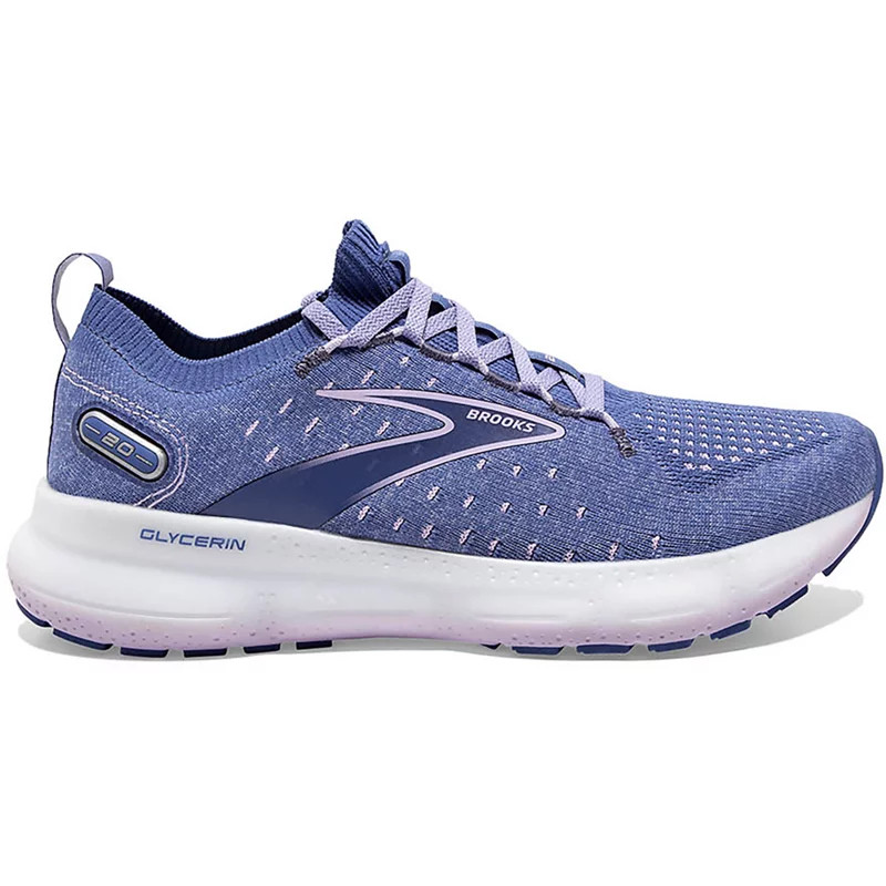 Brooks Women's Glycerin Stealthfit 20 Running Shoes Purple Light, 10 - Women's Running at Academy Sports | Academy Sports + Outdoors
