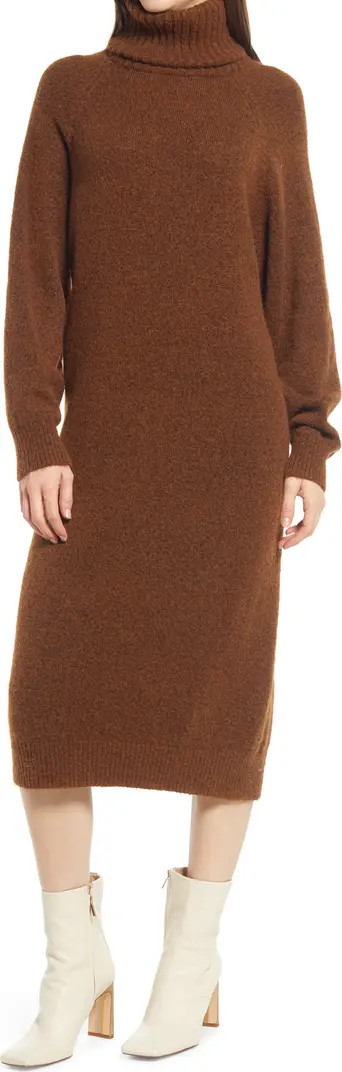 Villa Turtleneck Long Sleeve Sweater Dress | Nordstrom